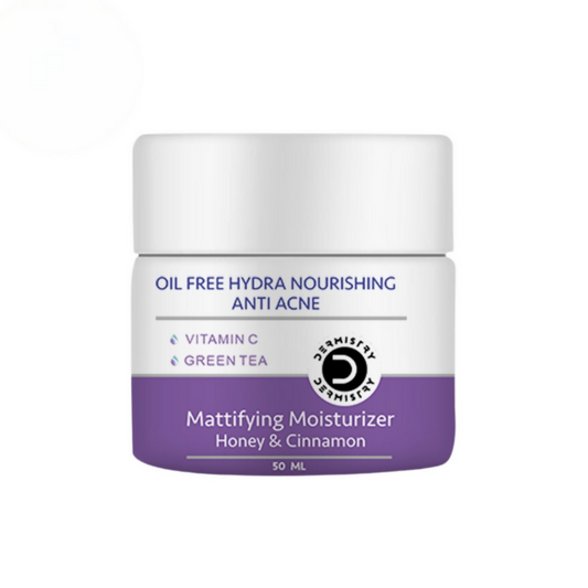 Dermistry Green Tea Vitamin C Oil Free Hydra Nourishing Mattifying Moisturizer Oily Acne Prone Skin