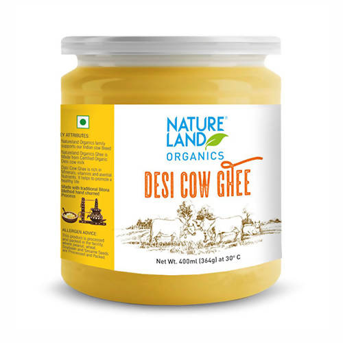 Nature Land Organics Desi Cow Ghee | Natural Desi Cow Ghee | Healthy & Organic Ghee From Cow's Milk