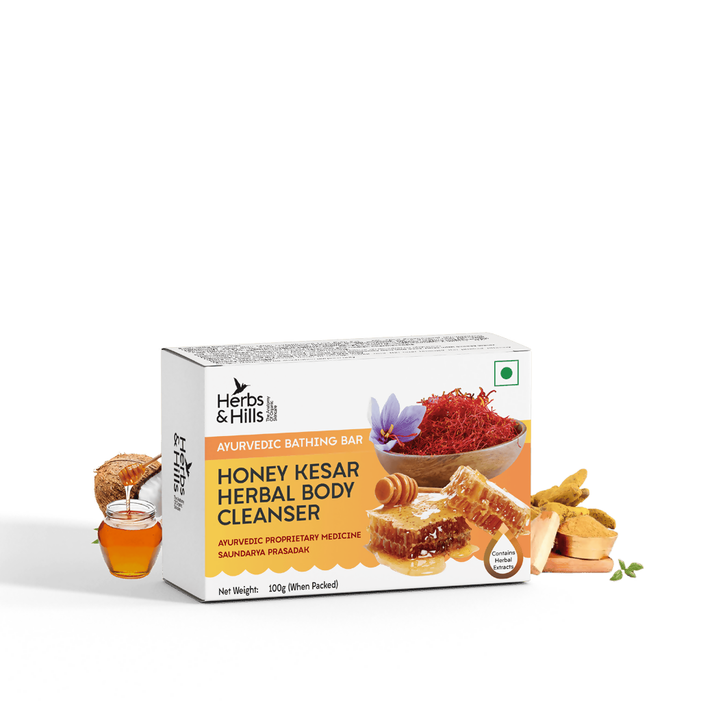 Herbs & Hills Honey Kesar Herbal Body Cleanser