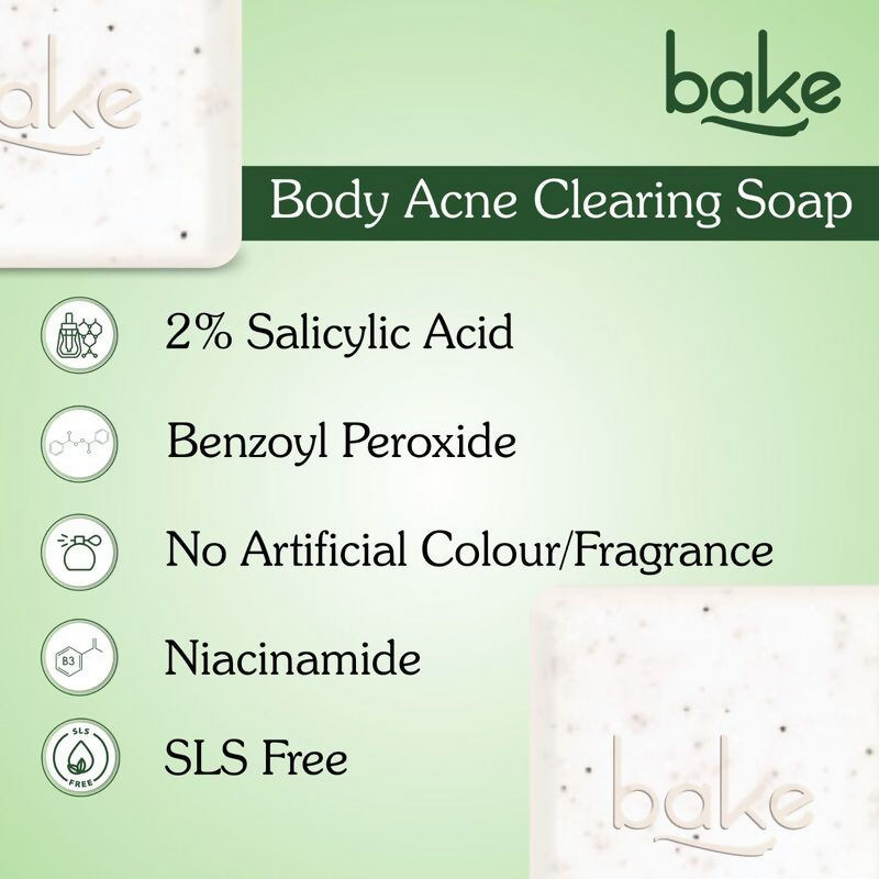 Bake 2% Salicylic Acid Soap for Face & Body Acne
