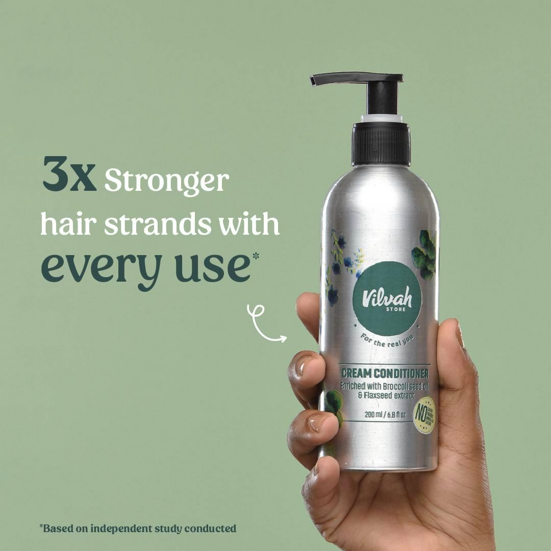 Vilvah Store Hair Cream Citrus Conditioner For Dry And Frizzy Hair