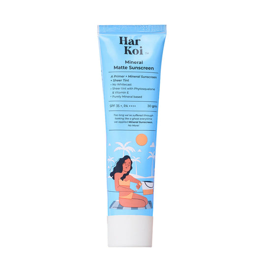 The Harkoi Mineral Matte Sunscreen - SPF 35 - Shade #6