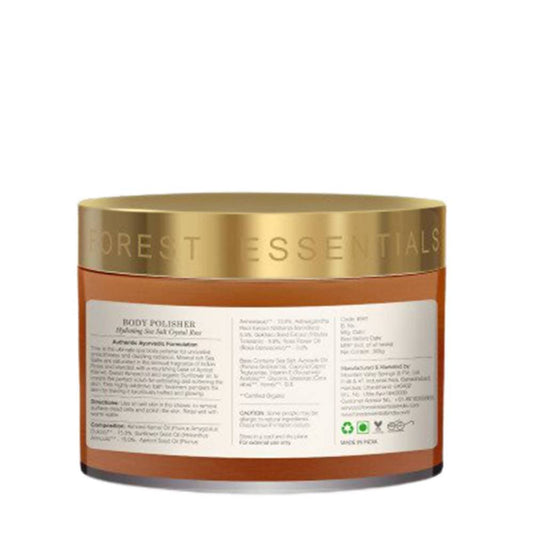 Buy Forest Essentials Body Polisher Hydrating Sea Salt Crystal Rose from DrMediCart, Ship from India to USA