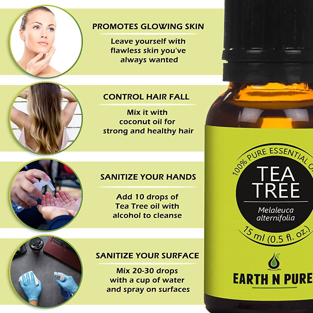 Earth N Pure Essential Oils (Tea Tree, Lavender & Lemongrass)