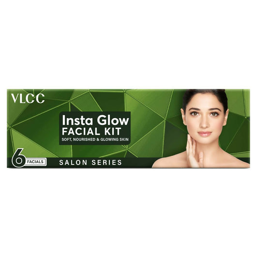 VLCC Salon Series Insta Glow Facial Kit (6 Facials) For Premature Ageing, Youthful Glow Facial Kit