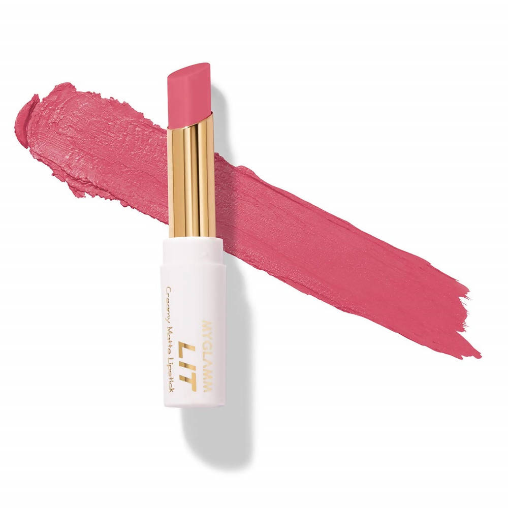 Myglamm LIT Creamy Matte Lipstick Tequila Sunrise - DrMediCart