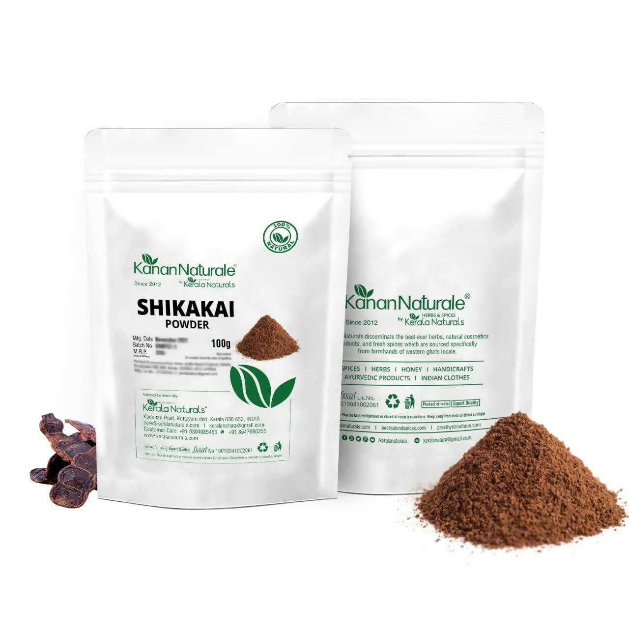 Kerala Naturals Shikakai Powder
