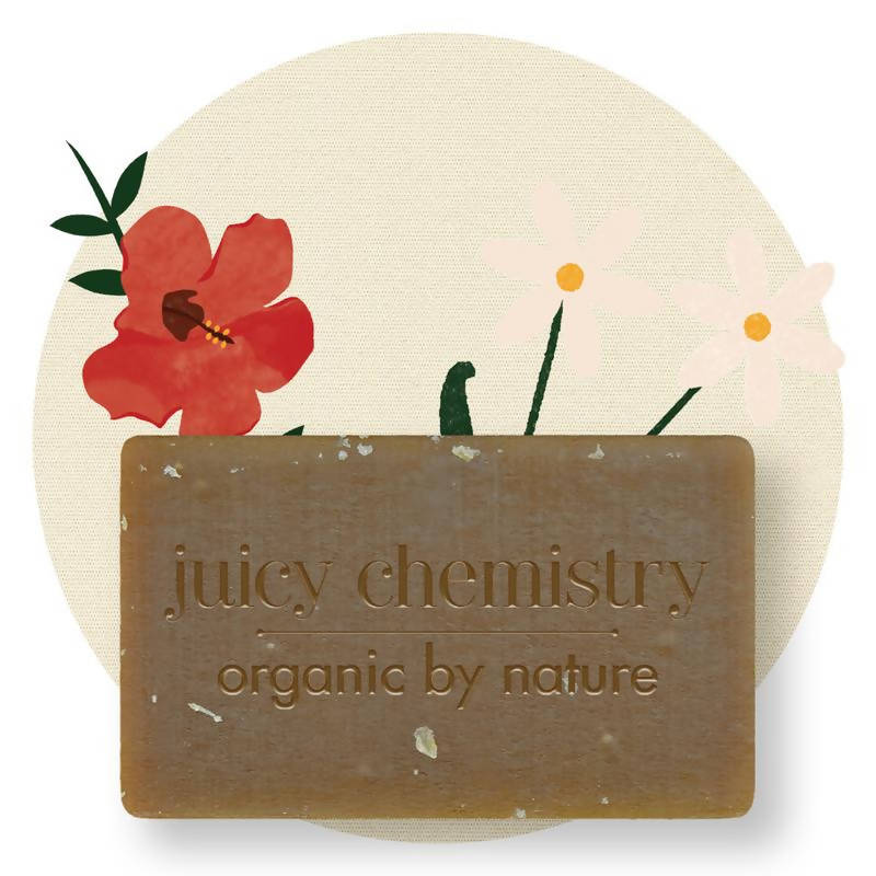 Juicy Chemistry Hibiscus, Onion & Bhringaraj Shampoo bar - DrMediCart