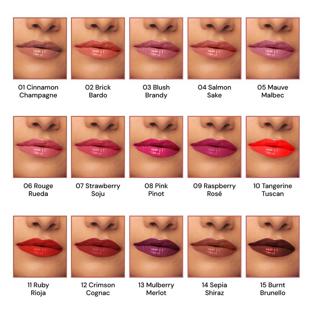 Sugar Cosmetics Partner In Shine Transferproof Lip Gloss - 13 Mulberry Merlot