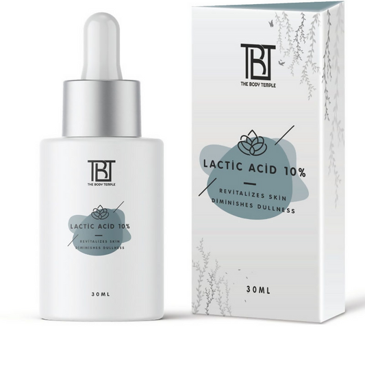 The Body Temple Lactic Acid 10% Face Serum