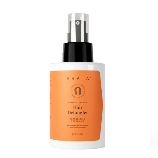 Arata Curl Hair Detangler With Hyaluronic Acid, Niacinamide - Detangles & Strengthens Curls