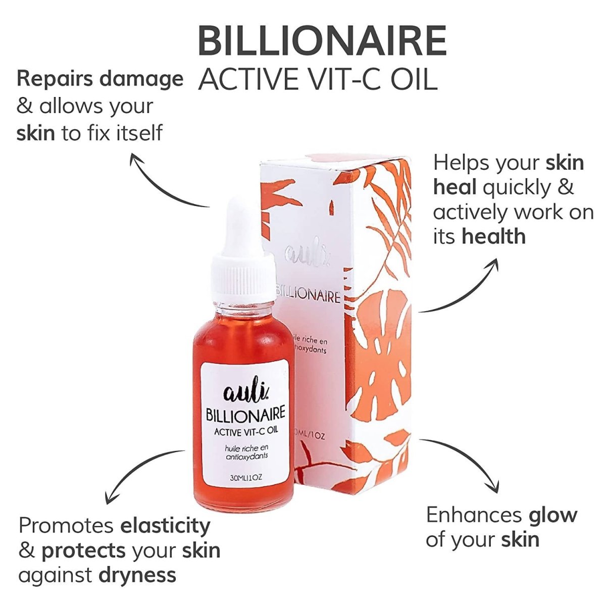 Auli Billionaire Damage Repair/Antioxidant Rich Facial Oil (Vitamin C) - DrMediCart