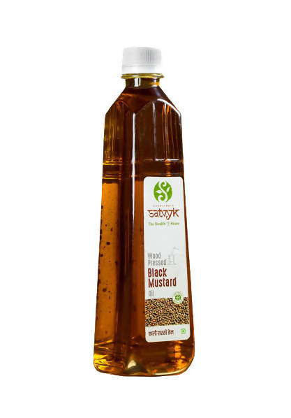 Buy Siddhagiri's Satvyk Organic Wood Pressed Black Mustard Oil from DrMediCart