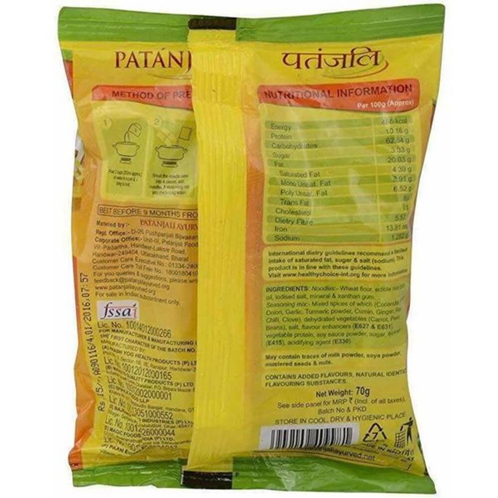 Patanjali Atta Noodles Dal Tadka (Pack of 10)