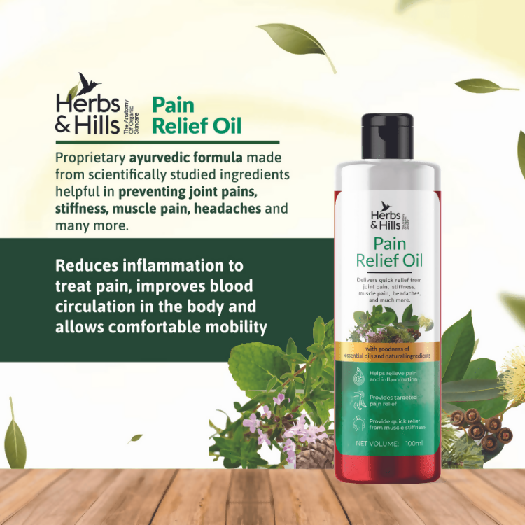 Herbs & Hills Pain Relief Oil