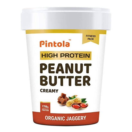 Buy Pintola High Protein Creamy Peanut Butter with Organic Jaggery from DrMediCart