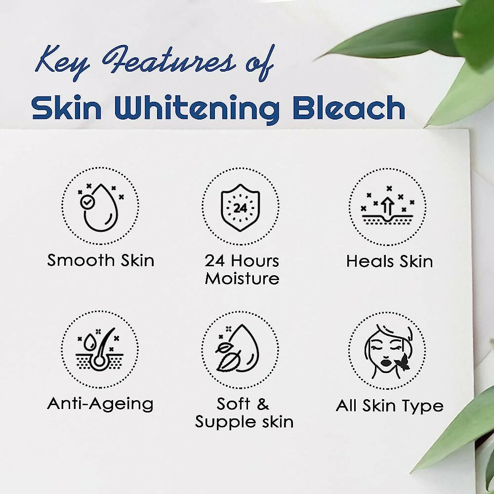 NutriGlow Advanced Organics Cream Bleach Kit - DrMediCart