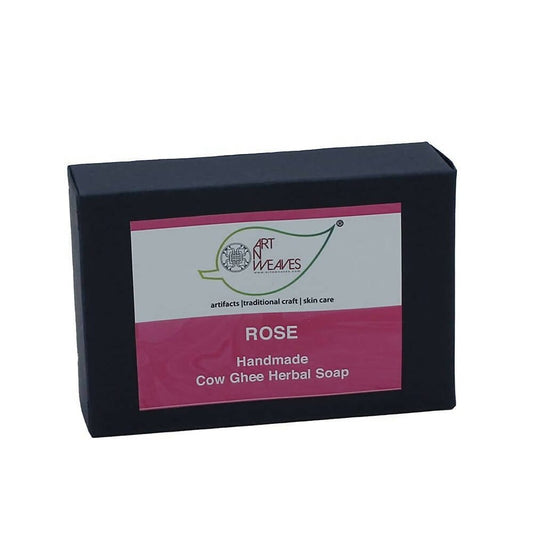 artNweaves Rose Cow Ghee Herbal Handmade Soap