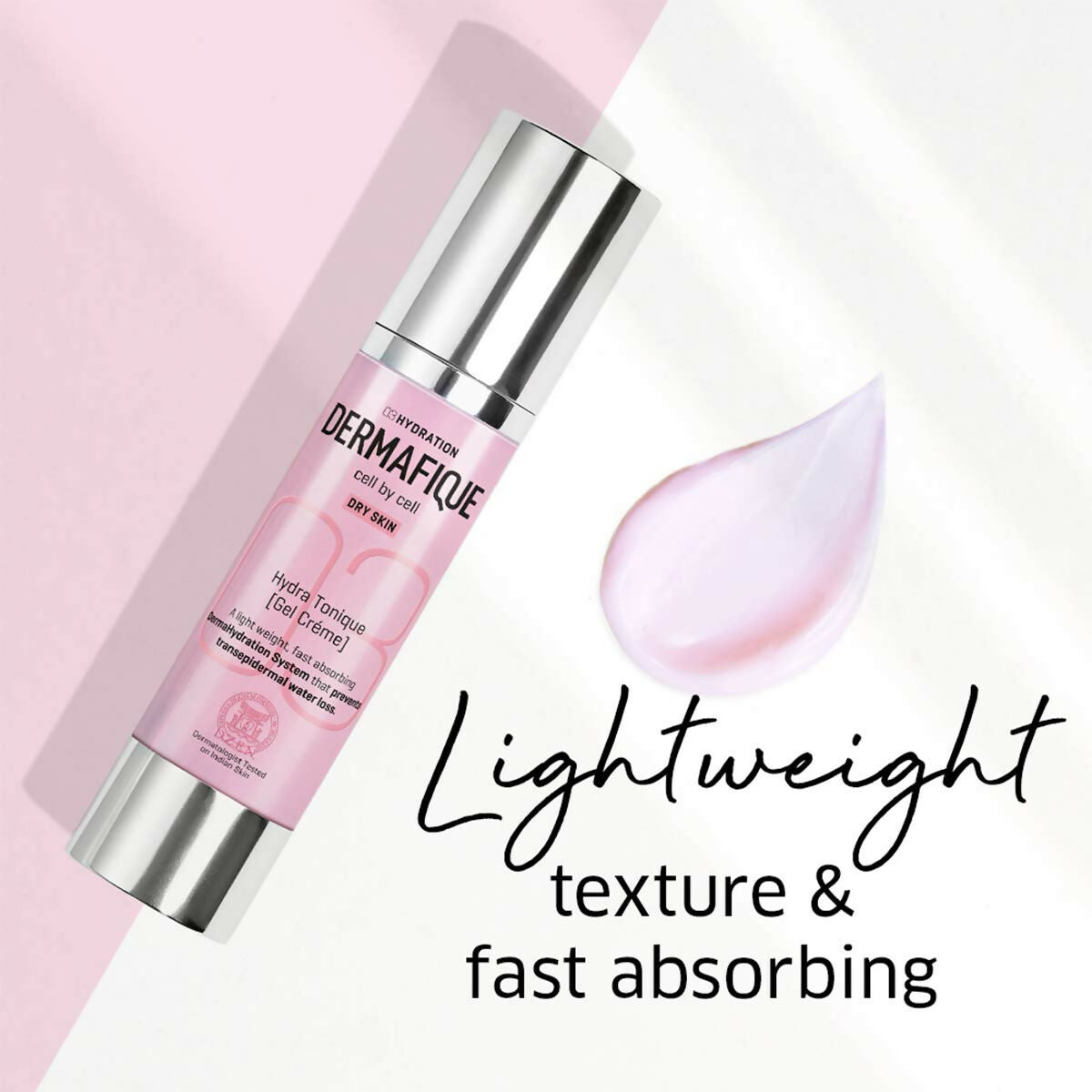 Dermafique Hydra Tonique Gel Creme With Shea Butter, Hydrating Moisturizer For Dry Skin