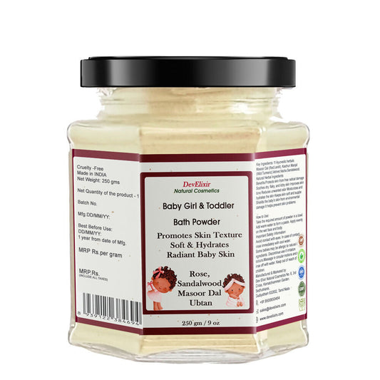 DevElixir Girl Baby Ubtan Natural Bright & Glowing Skin Tone