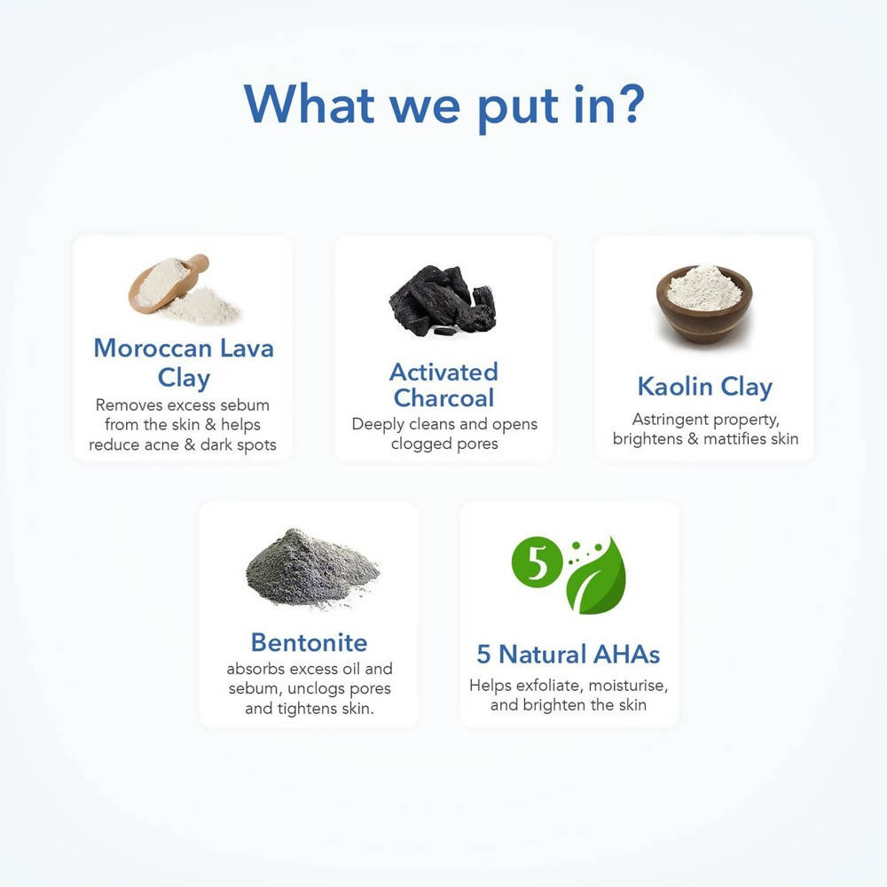 The Moms Co Natural Clay Face Mask (100 Gm) - Drmedicart