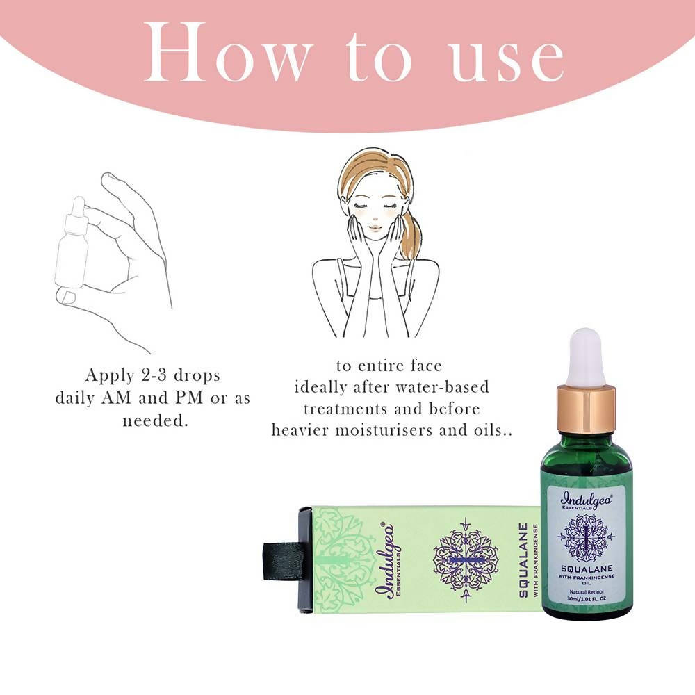 Indulgeo Essentials Squalane with Frankincense Oil