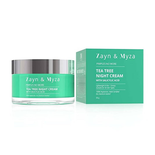 Buy Zayn & Myza Tea Tree Night Cream from DrMediCart, Ship from India to USA