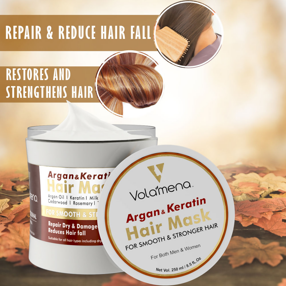 Volamena Argan Oil And Keratin Repair Hair Mask