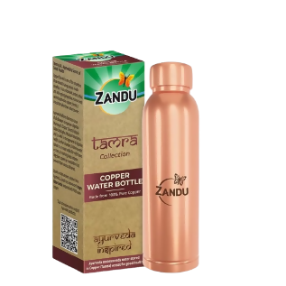 Buy Zandu Copper Water Bottle