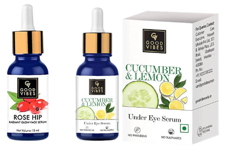 Good Vibes Face Serum And Under Eye Serum