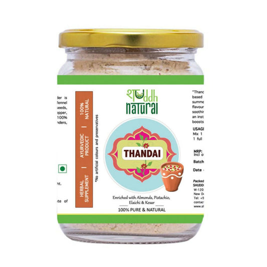 Shuddh Natural Instant Ayurvedic Thandai Powder - Nuts and Seeds Superfoods