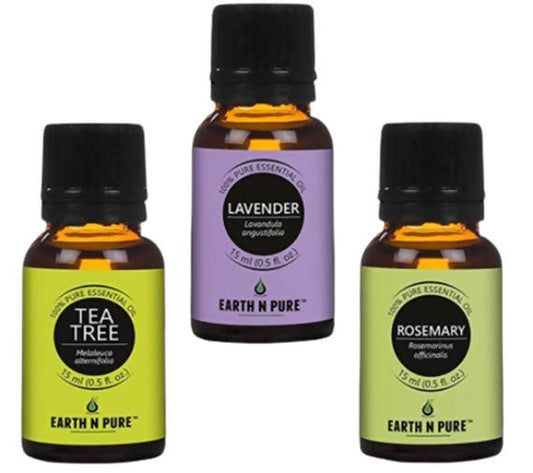 Earth N Pure Essential Oils (Tea Tree, Lavender & Rosemary)