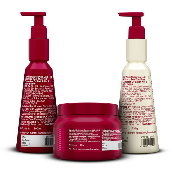 BBlunt 7 in 1 HAir Damage Repair Trio Combo