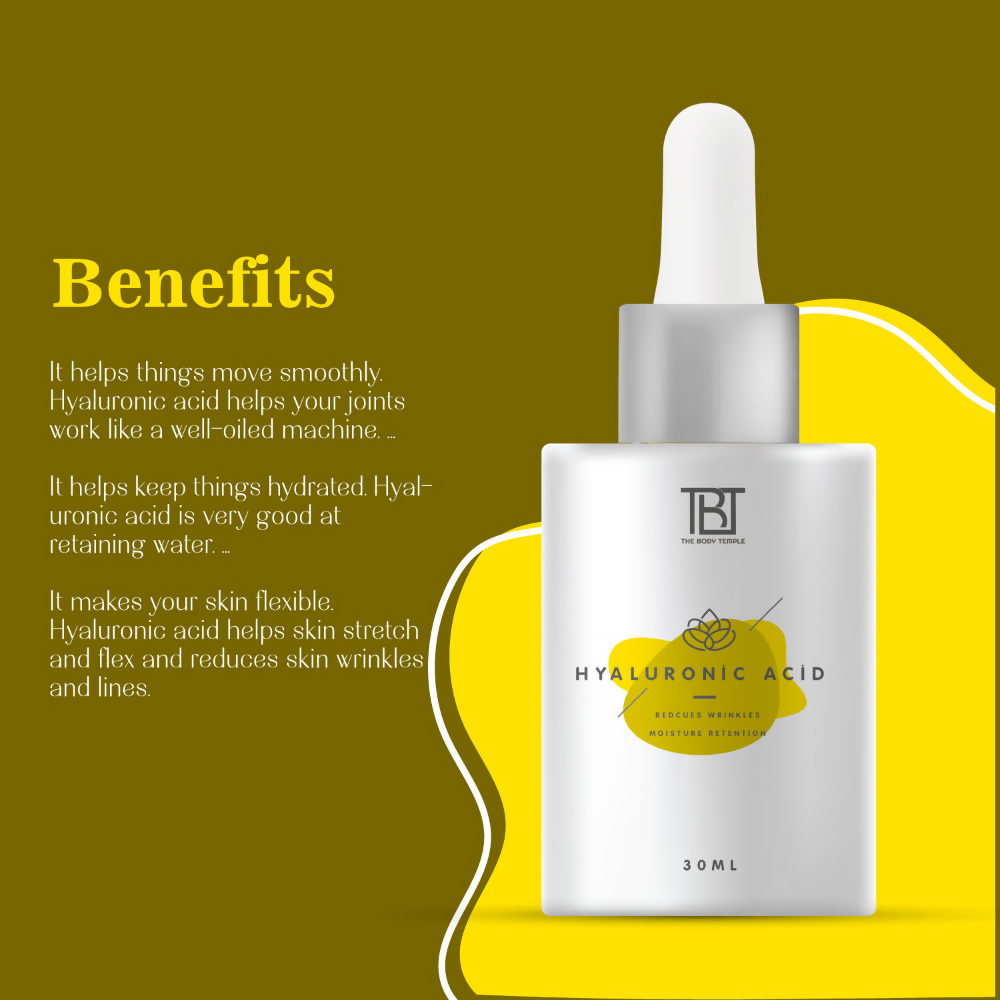 The Body Temple Hyaluronic Acid Face Serum