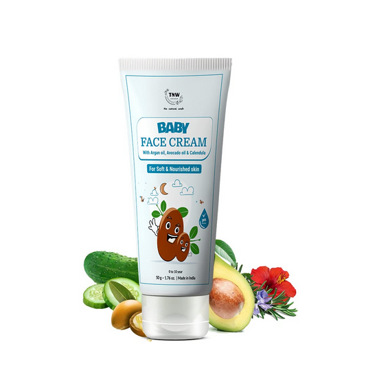 The Natural Wash Moisturizing Baby Face Cream For Soft Skin