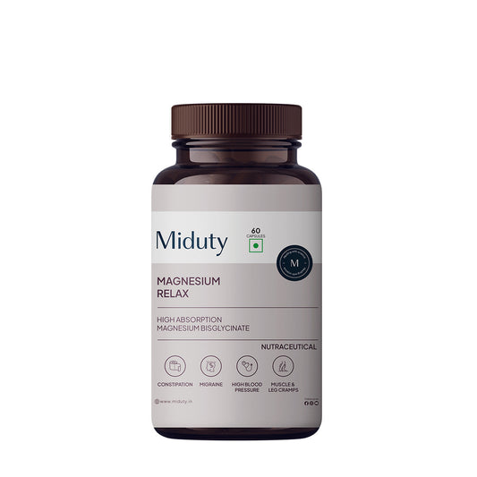 Miduty by Palak Notes Magnesium Relax Capsules