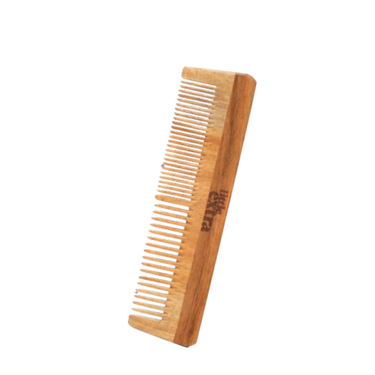 Little Extra Dual Tooth Neem Wood Comb