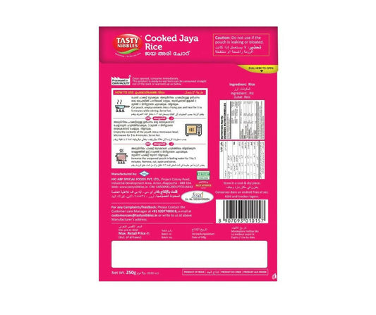 Tasty Nibbles Cooked Jaya Rice