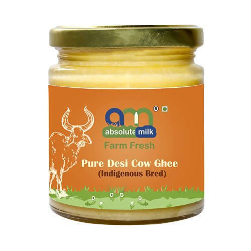 Absolute Milk Farm Fresh Pure Desi Cow Ghee (Indigeneous Bred) | Desi Gir Cow Ghee | 100% Pure & Natural Ghee