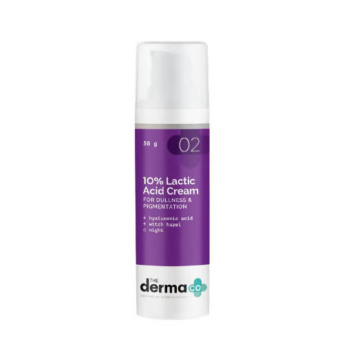 The Derma Co 10% Lactic Acid Cream for Dullness & Pigmentation