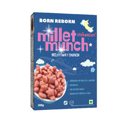 Born Reborn Strawberry Millet Munch - Milky Way Crunch