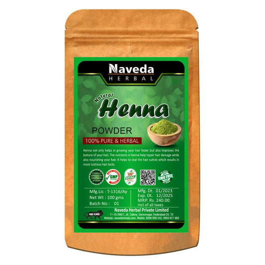 Naveda Herbal Natural Henna Powder