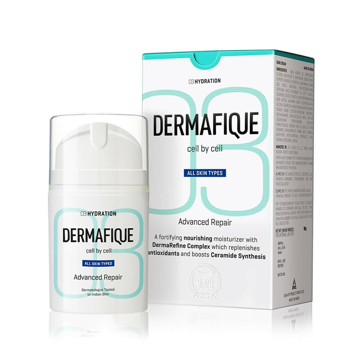 Dermafique Advanced Repair Night Cream With Niacinamide, Repairs Skin Damage