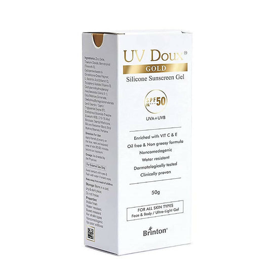 Brinton UV Doux Gold Silicone Sunscreen Gel SPF 50