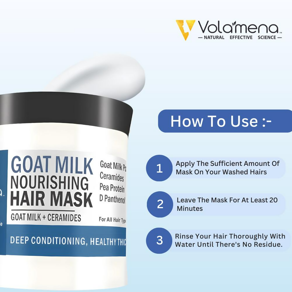 Volamena Goat Milk Hair Mask For Damaged Hair