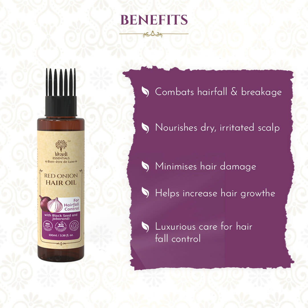 Khadi Essentials Red Onion Oil