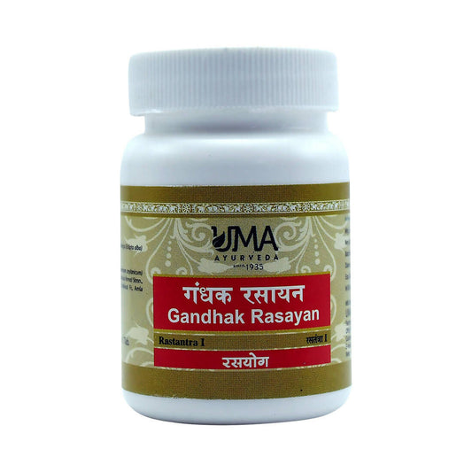Uma Ayurveda Gandhak Rasayan Tablets