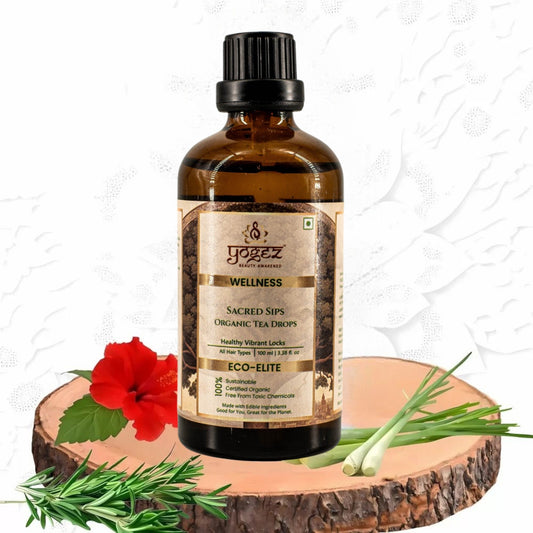 Yogez Sacred Sips Tea Drops- Hair Health