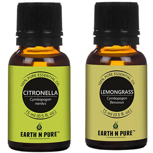 Earth N Pure Lemongrass & Citronella Essential Oils
