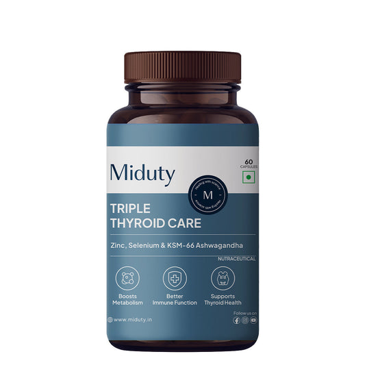 Miduty by Palak Notes Triple Thyroid Care Capsules